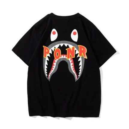 BAPE Multi Camo Shark PONR T-Shirt