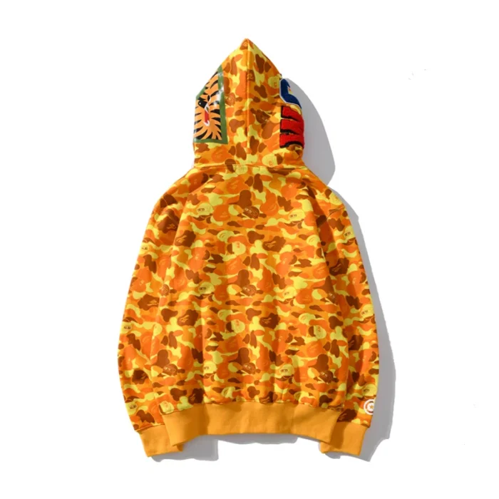 Orange x XO BAPE Shark Hoodie